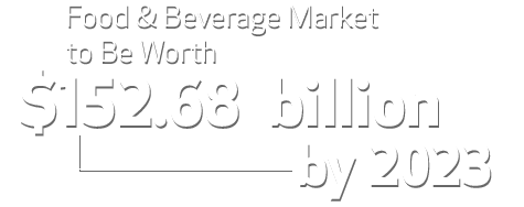 Food & Beverage Market to Be Worth $152.68 Billion By 2023